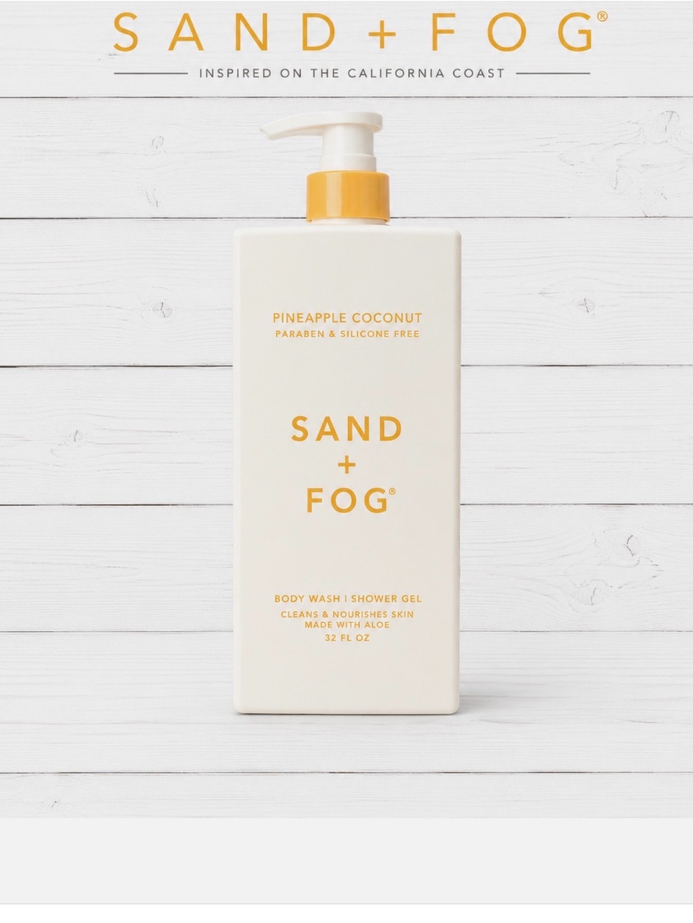 Sand + Fog Pineapple Coconut Cleanser - Jumbo size